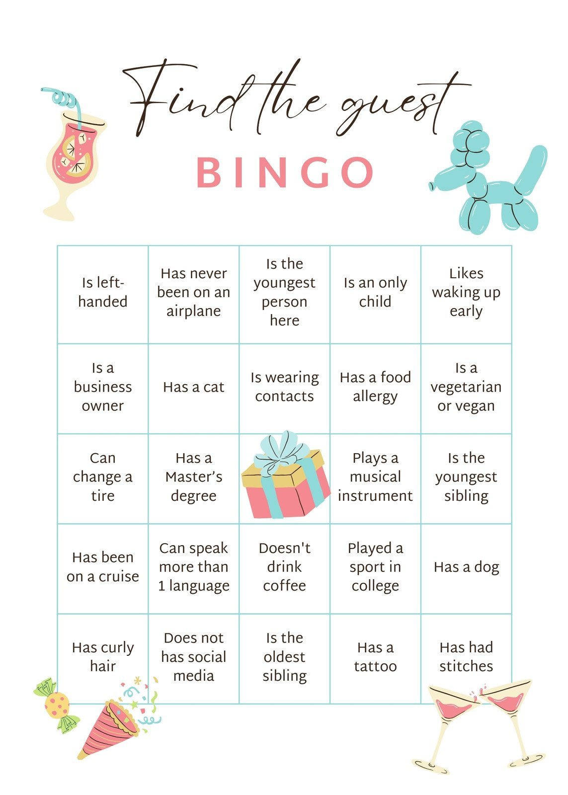 Free Bingo Card Templates To Customize And Print | Canva with regard to FREE Printable Bingo Template Printable