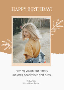 Free Birthday Card For Sister In Law Template To Edit Online inside FREE Printable Birthday Cards For Sister In Law