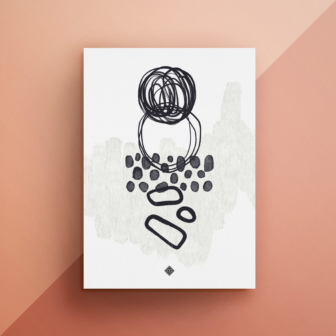 Free Black And White Abstract Art • Little Gold Pixel inside Free Printable Black And White Abstract Art