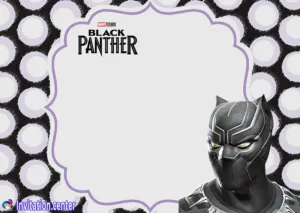 Free Black Panther Invitation Templates For Your Next Event with regard to Free Printable Black Panther Invitations
