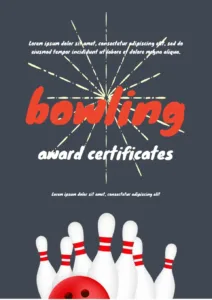Free Bowling Award Certificate Template For Google Docs pertaining to Free Printable Bowling Awards Certificates