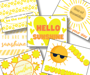 Free Box Of Sunshine Printable - Organized 31 pertaining to FREE Printable Box of Sunshine Printable