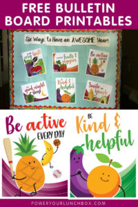Free Classroom Printables For Teachers | Healthy Family Project with Free Printable Bulletin Board Decorations