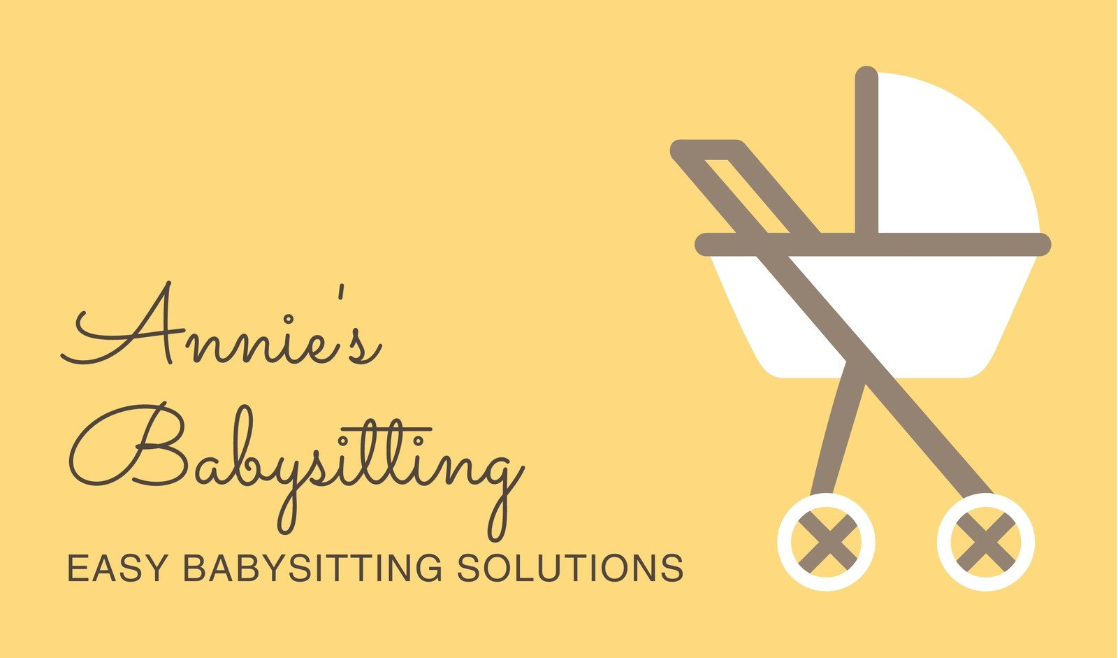 Free, Custom Printable Babysitting Business Cards | Canva throughout Free Printable Babysitting Business Cards