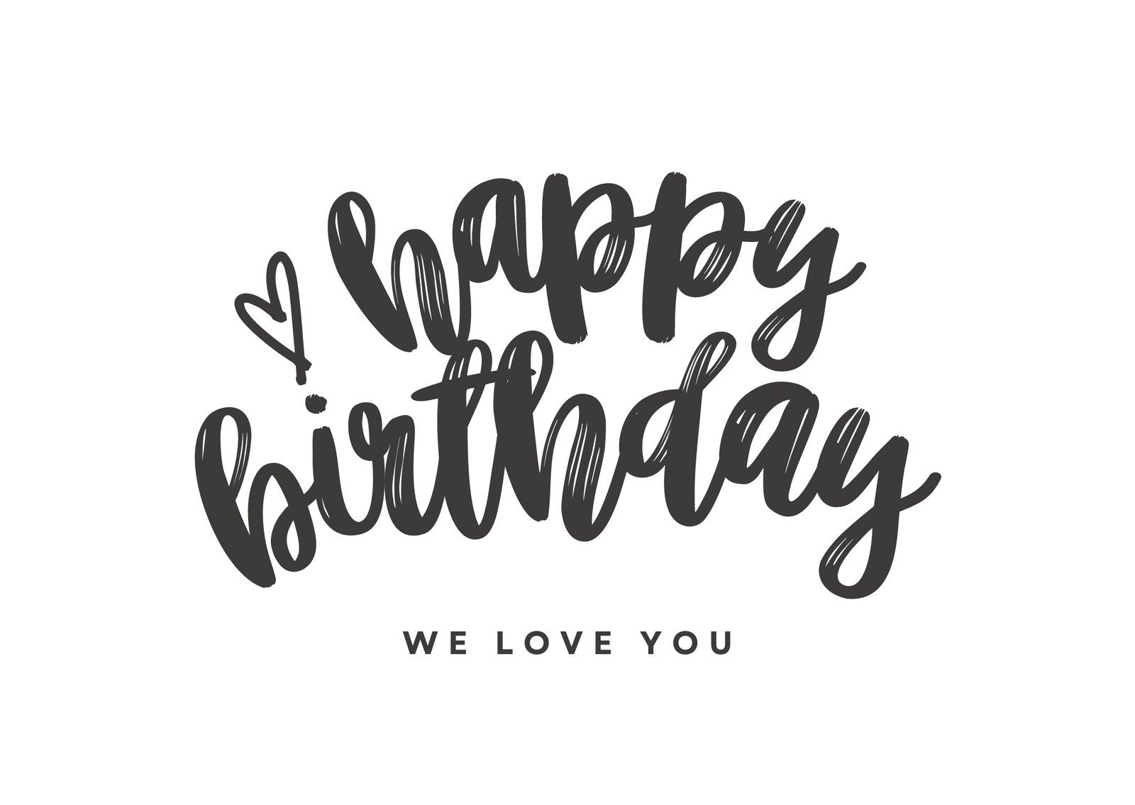 Free, Custom Printable Birthday Card Templates | Canva for FREE Printable Black and White Happy Birthday Cards