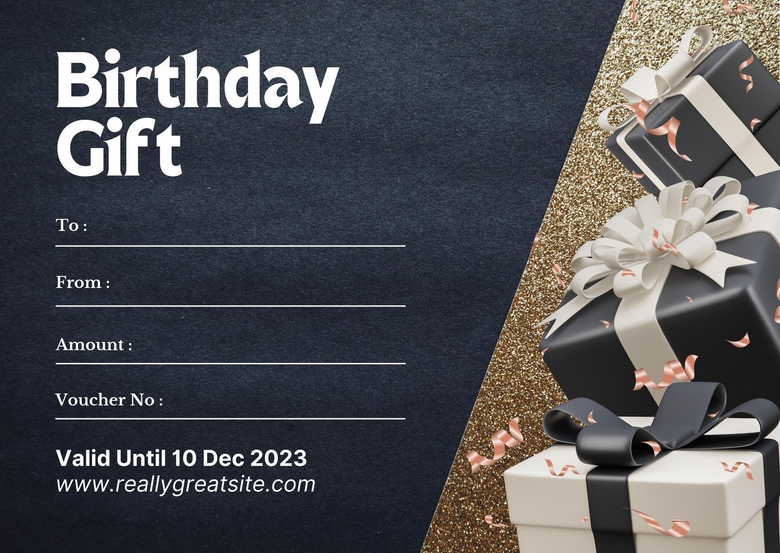 Free, Custom Printable Birthday Gift Certificate Templates | Canva intended for FREE Printable Birthday Gift Certificate Template