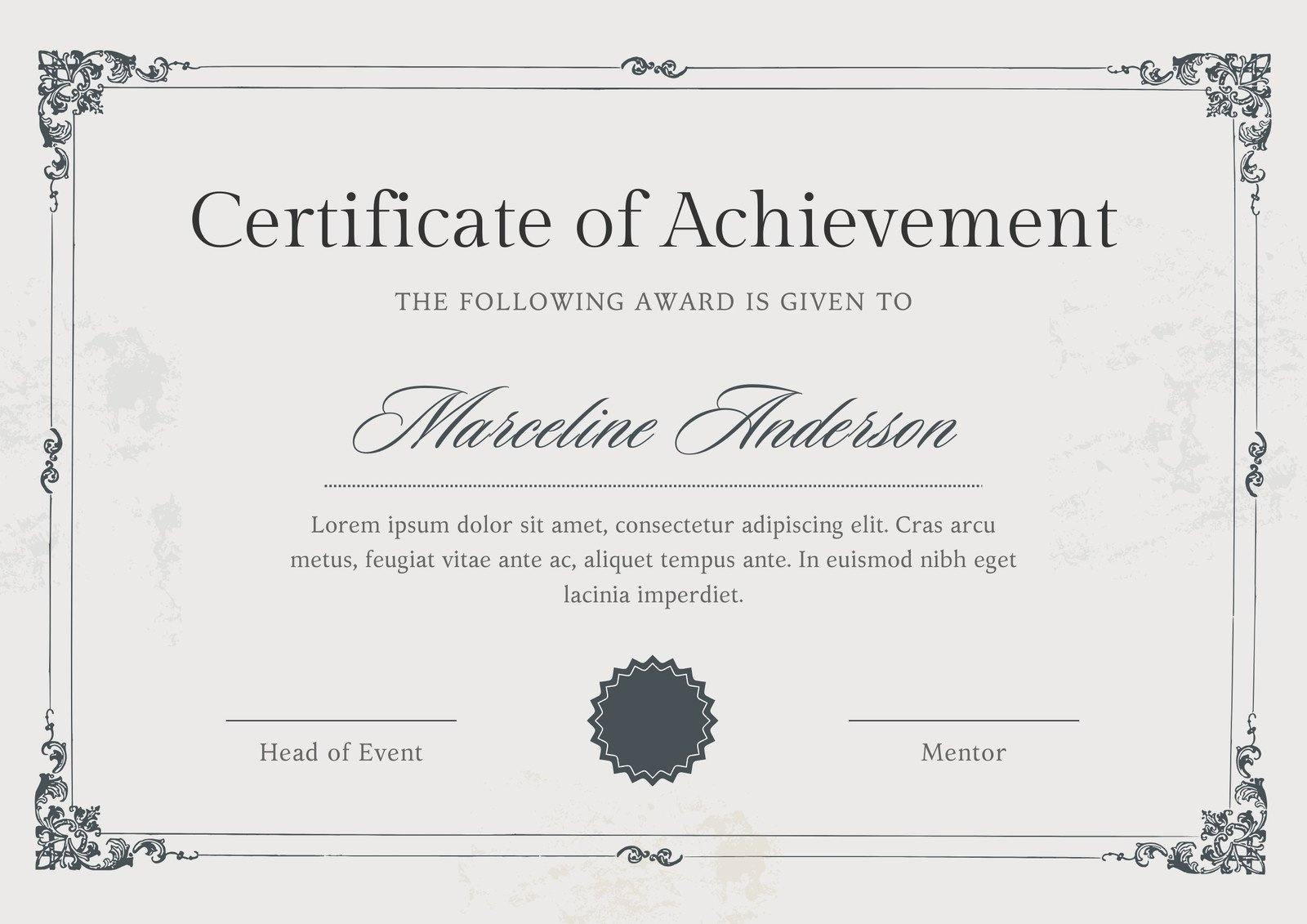 Free, Custom Printable Certificate Of Completion Templates | Canva for FREE Printable Blank Certificate of Completion