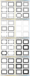 Free Decorative Border Pack Graphicscathe Holden | Free inside Free Printable Borders For Labels