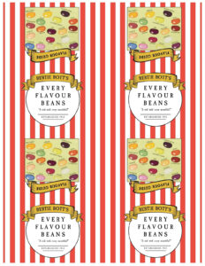 Free Downloadable Label For Bertie Bott'S Jelly Beans Using Trader in FREE Printable Bertie Botts Label