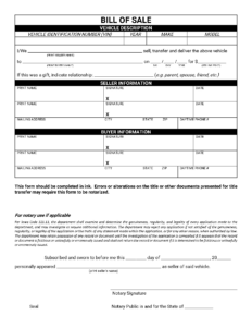 Free Iowa Motor Vehicle Bill Of Sale Form | Pdf regarding FREE Printable Bill of Sale For Car Iowa