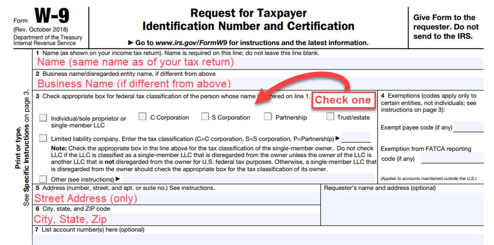 Free Irs Form W9 (2025) - Pdf – Eforms intended for Free Printable Blank W 9 Form