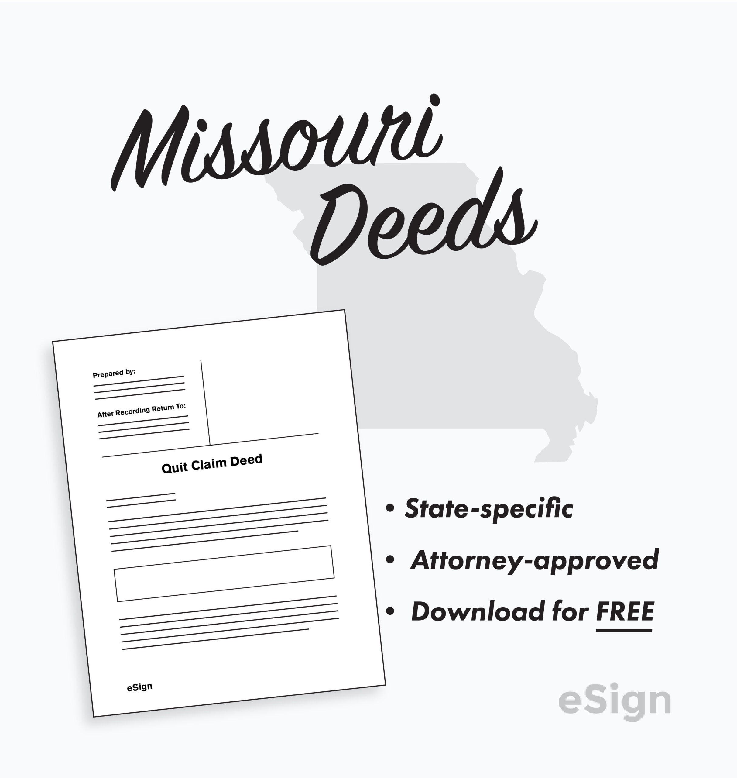 Free Missouri Deed Forms (5) | Pdf | Word inside FREE Printable Beneficiary Deed Missouri