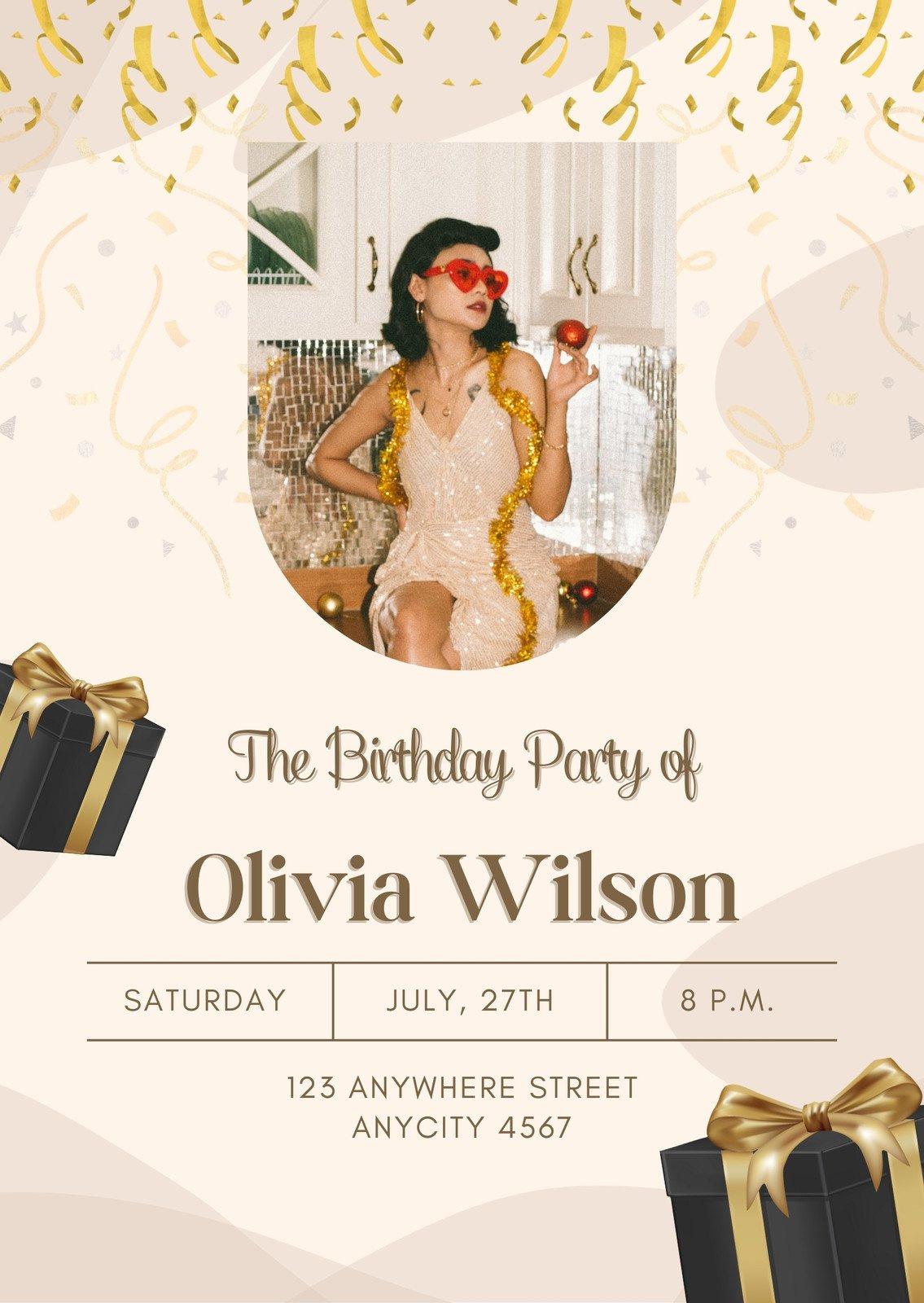 Free Printable Adult Birthday Invitation Templates | Canva intended for Free Printable Birthday Invitations For Adults