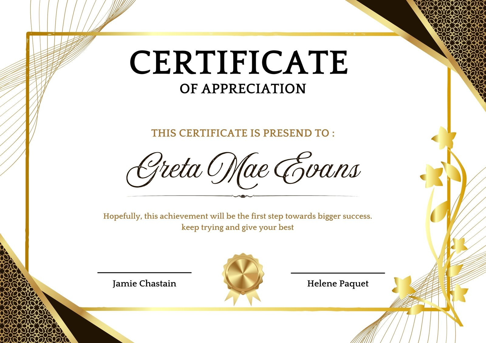 Free, Printable, And Customizable Award Certificate Templates | Canva regarding Free Printable Blank Award Certificate
