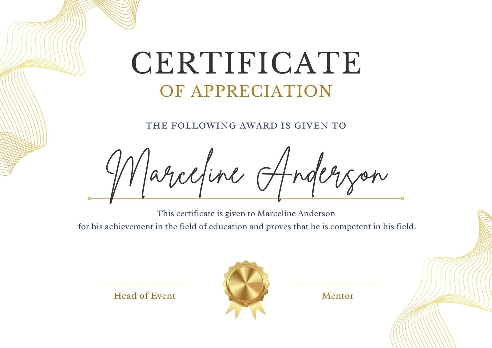 Free, Printable, And Customizable Award Certificate Templates | Canva throughout Free Printable Blank Award Certificate