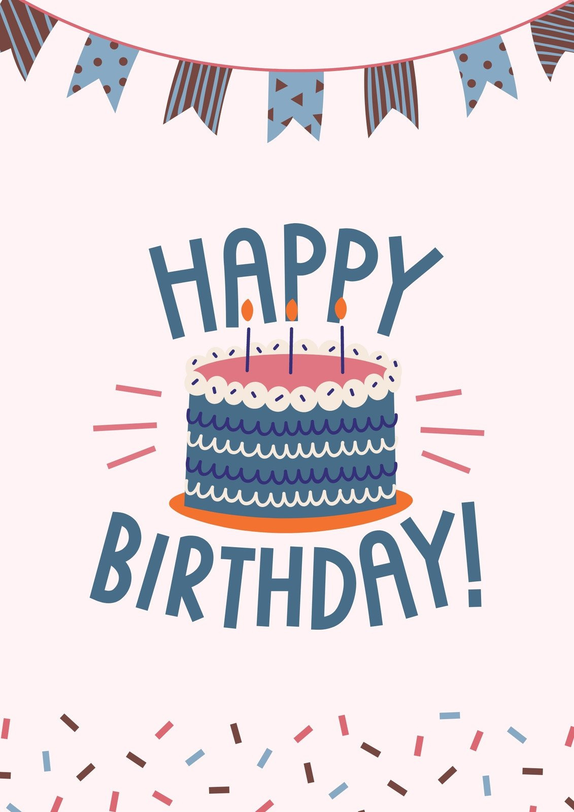 Free Printable And Customizable Cake Poster Templates | Canva pertaining to Free Printable Birthday Cake Templates