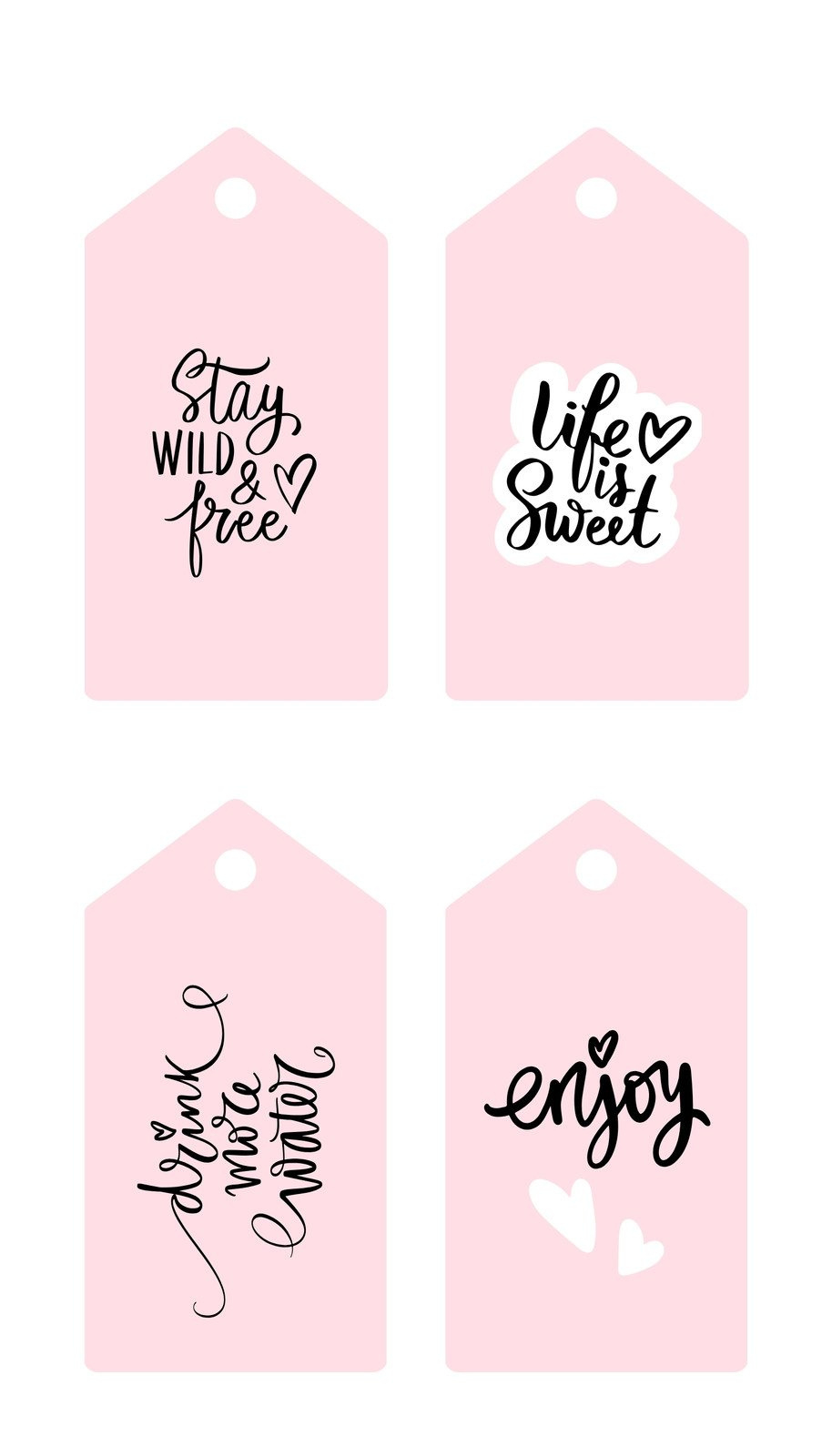 Free, Printable And Customizable Gift Tag Templates | Canva in FREE Printable Bridal Shower Name Tags
