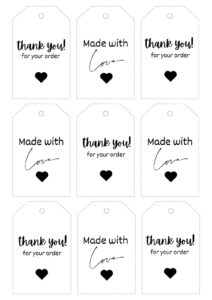 Free, Printable And Customizable Gift Tag Templates | Canva pertaining to Free Printable Birthday Favor Tags