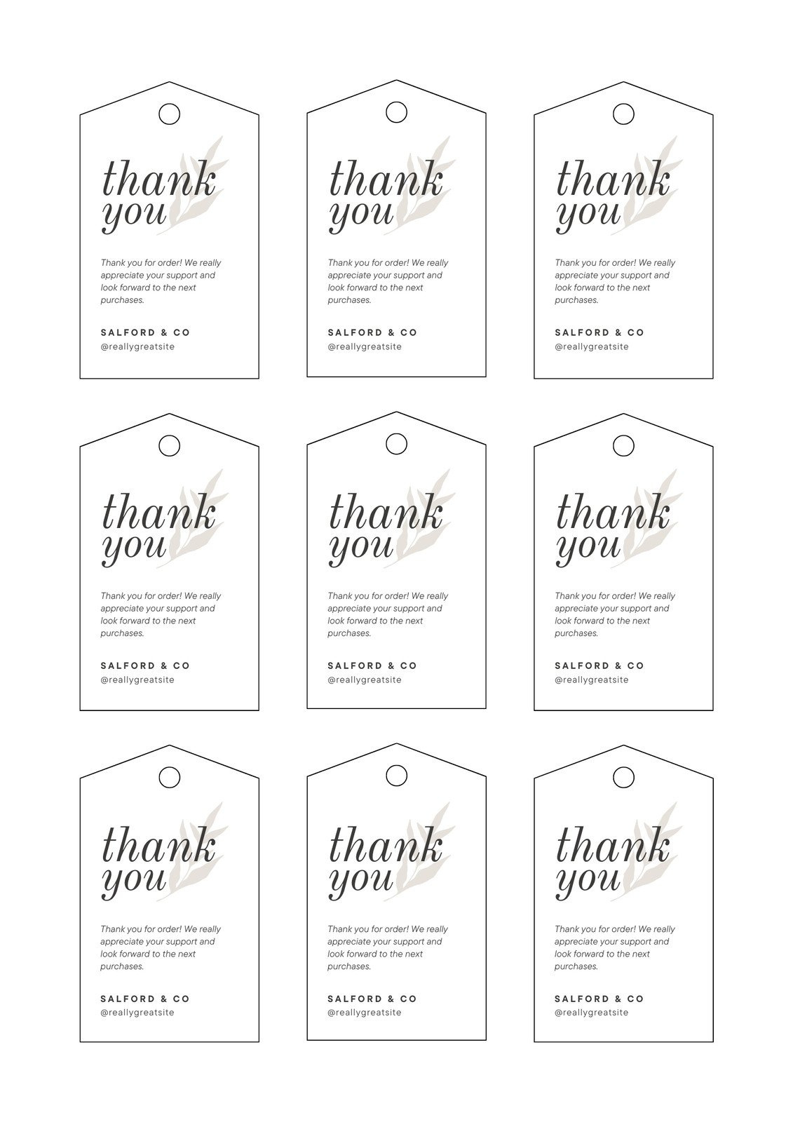 Free, Printable And Customizable Gift Tag Templates | Canva regarding Free Printable Blank Gift Downloadable Gift Tag Template Word
