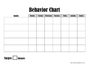 Free Printable And Editable Odd Behavior Chart throughout FREE Printable Blank Behavior Charts