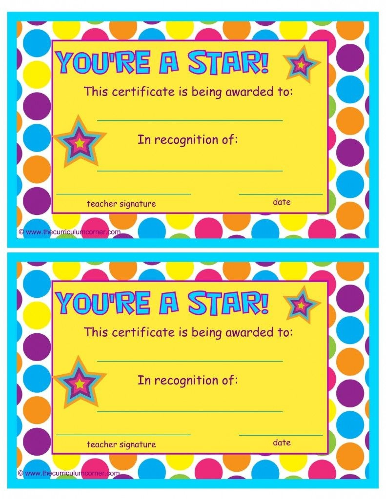 Free Printable Awards For Students | Www.lx.iriss.uk throughout Free Printable Award Certificates For Elementary Students