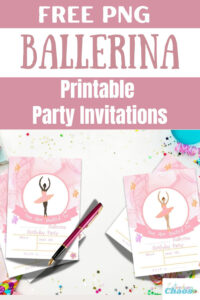 Free Printable Ballerina Birthday Party Invitation Template with Free Printable Ballerina Birthday Invitations
