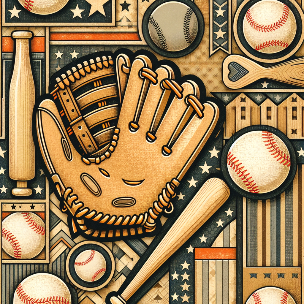 Free Printable Baseball Glove Tan Baseball Pattern Scrapbook Paper within FREE Printable Baseball Glove Template