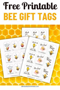 Free Printable Bee Gift Tags throughout Free Printable Bee Gift Tags