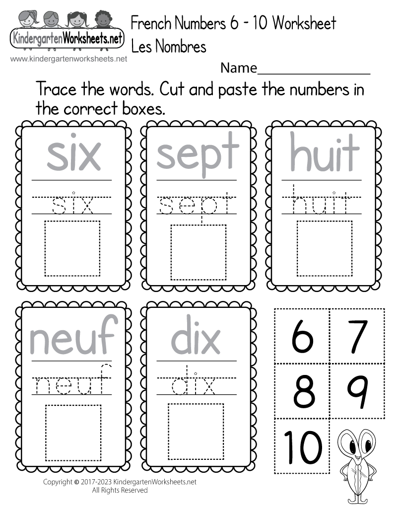 Free Printable Beginners&amp;#039; French Worksheet pertaining to FREE Printable Beginner French Worksheets