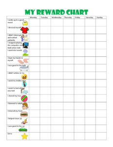 Free Printable Behavior Charts For 6 Year Olds for FREE Printable Behavior Charts For 6 Year Olds