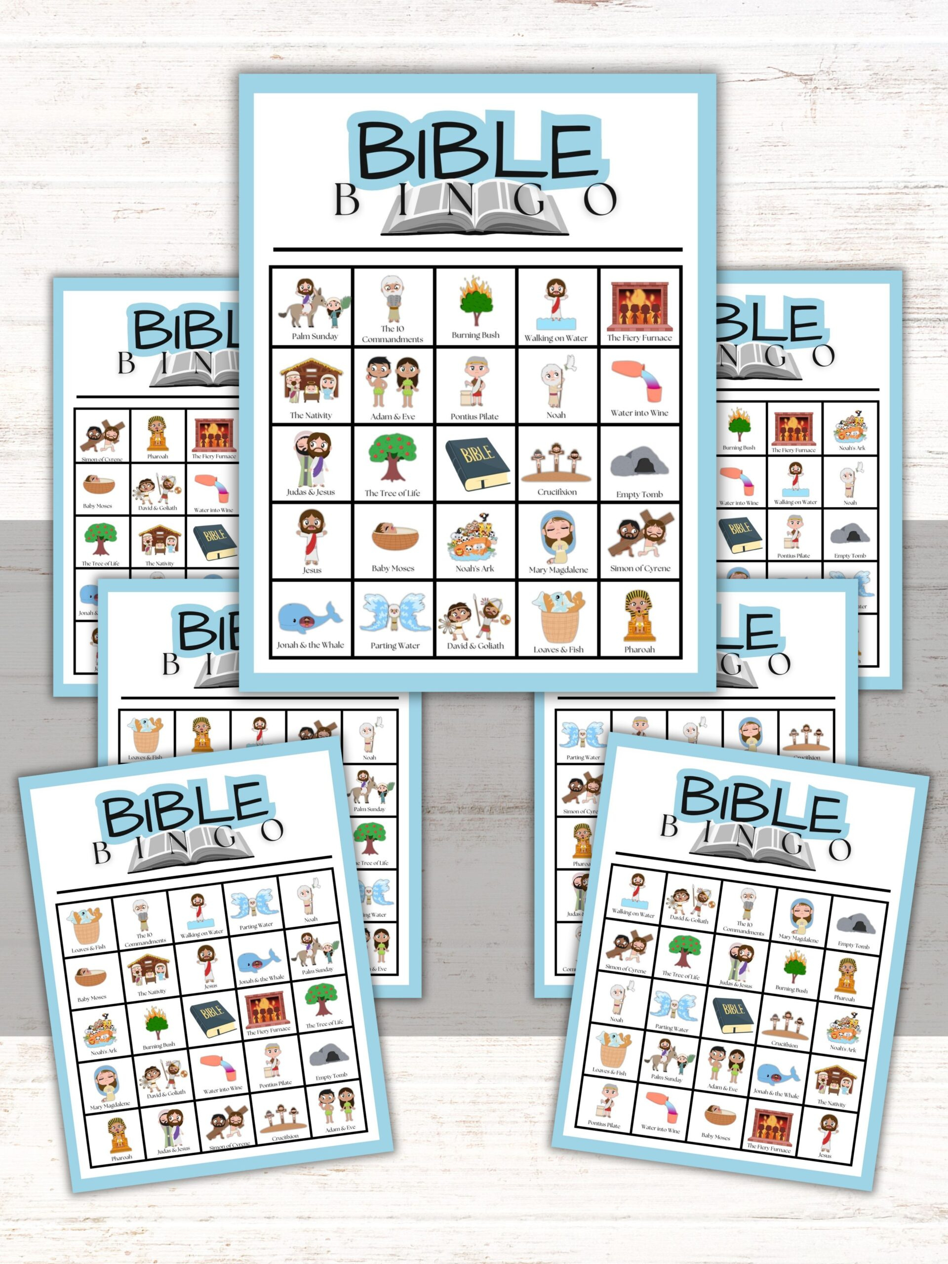 Free Printable Bible Bingo | Healing Home with FREE Printable Bible Bingo Games For Youth