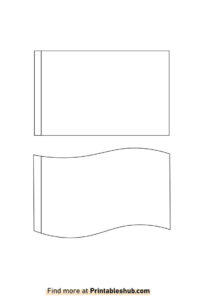 Free Printable Blank Flag Template Pdf for FREE Printable Blank Flag Template