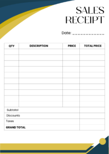 Free Printable Blank Receipt Template To Edit Online pertaining to Free Printable Blank Receipt Form