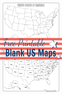 Free Printable Blank Us Map (Pdf Download) intended for FREE Printable Blank Us Map Worksheets