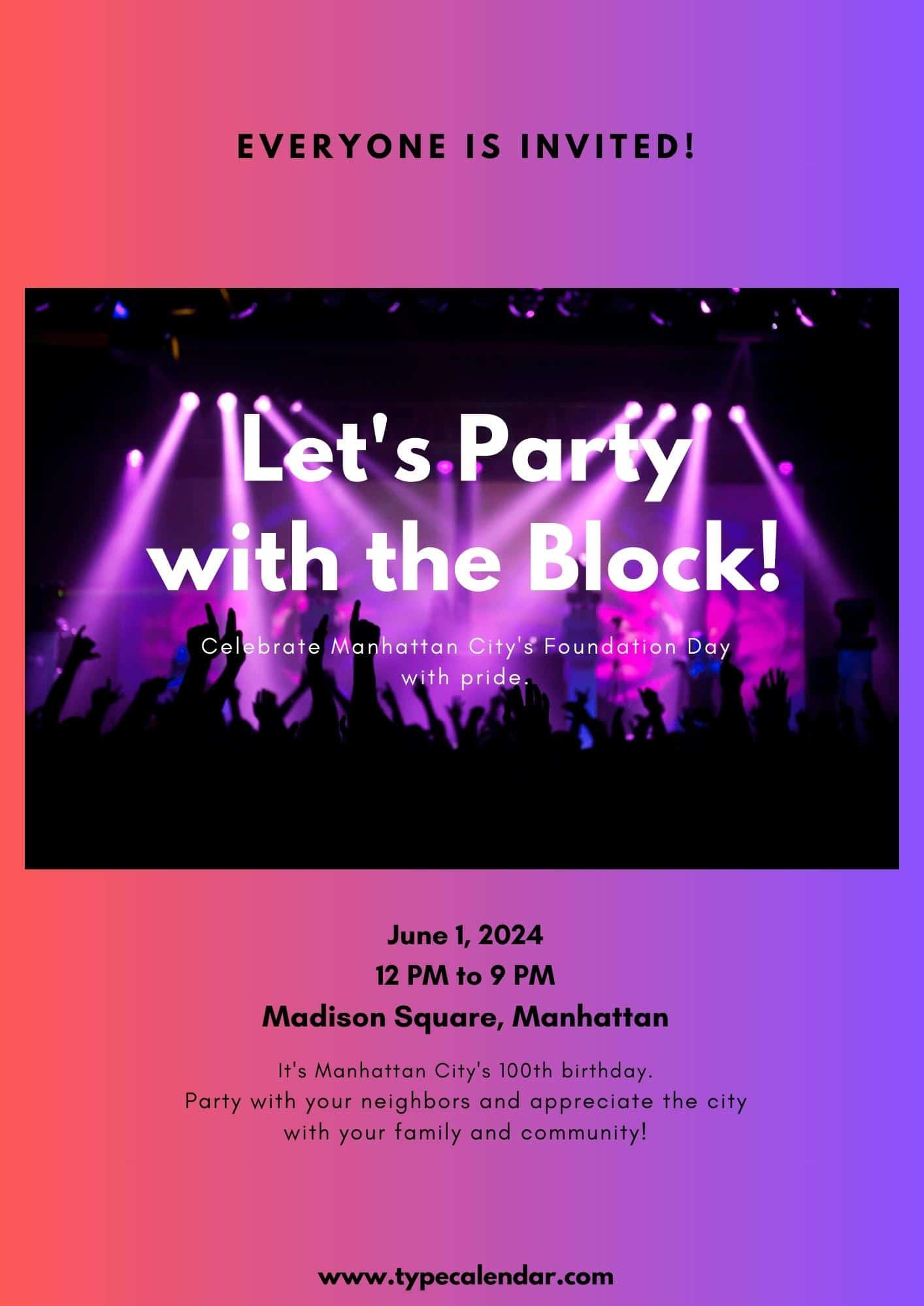 Free Printable Block Party Flyer Templates [Word] Ideas in Free Printable Block Party Flyer Template
