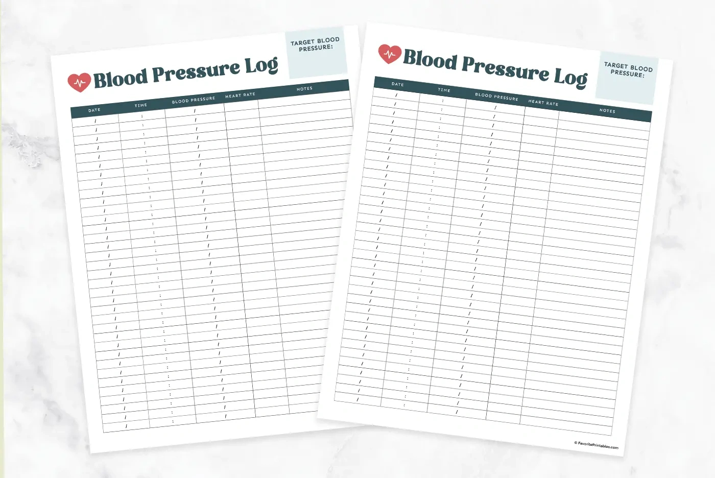 Free Printable Blood Pressure Log - Favorite Printables throughout FREE Printable Blood Pressure Tracker