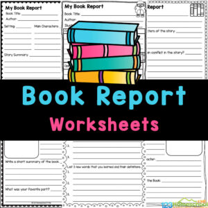 Free Printable Book Report Worksheets And Template Form with regard to FREE Printable Books For 4th Graders