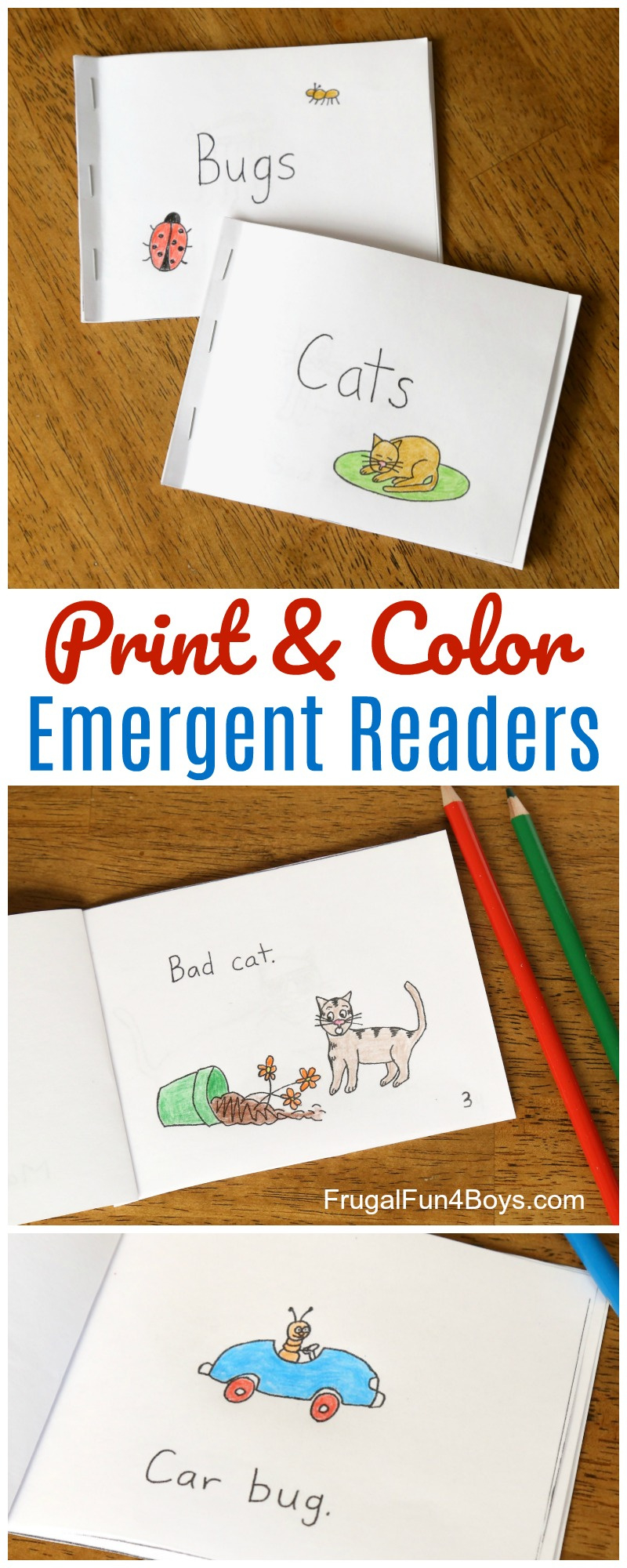Free Printable Books For Beginning Readers - Level 1 (Easy with FREE Printable Books For Beginning Readers