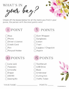 Free Printable Bridal Shower Games - Favorite Printables pertaining to Free Printable Bridal Shower Games With Answer Key