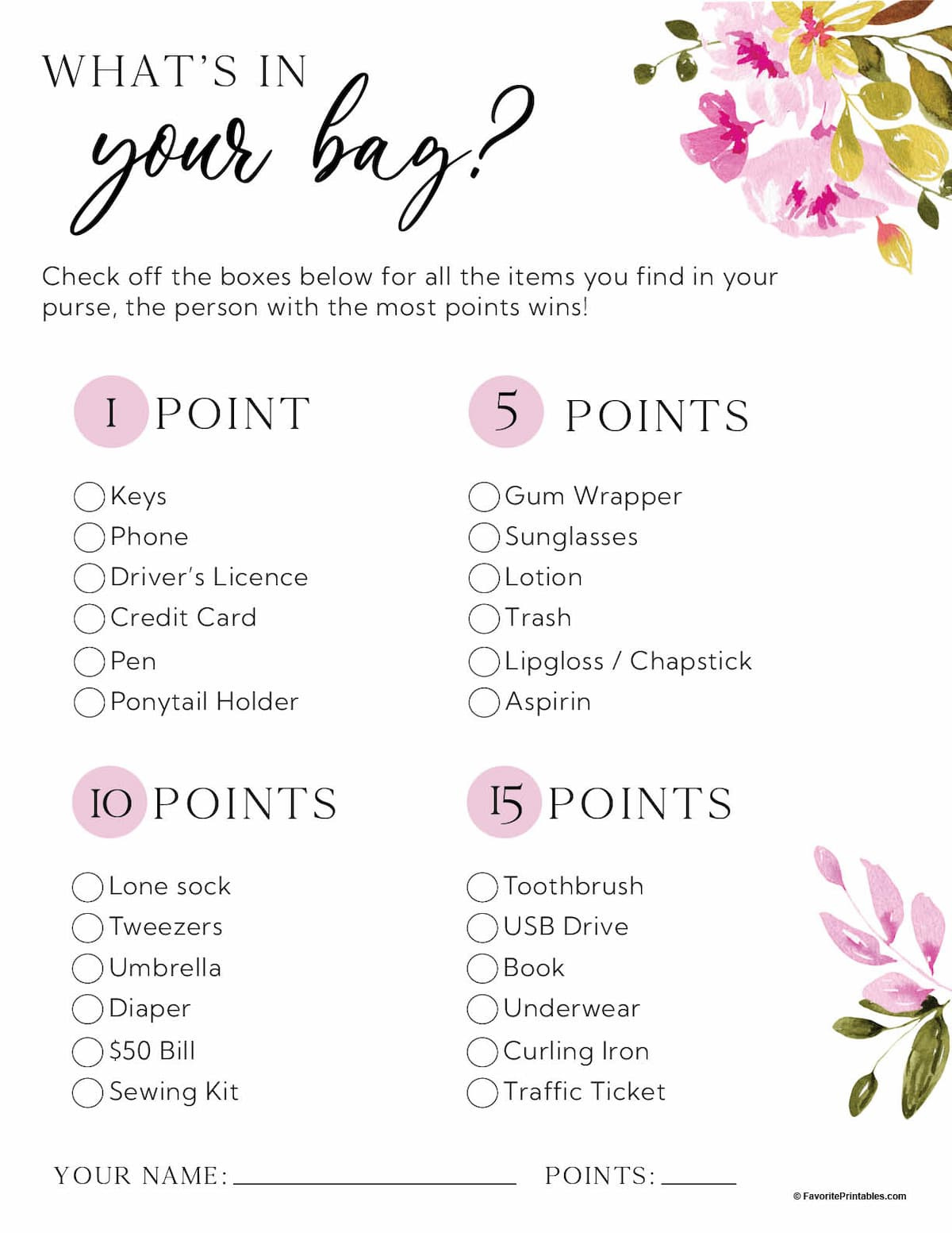 Free Printable Bridal Shower Games - Favorite Printables pertaining to Free Printable Bridal Shower Games With Answer Key