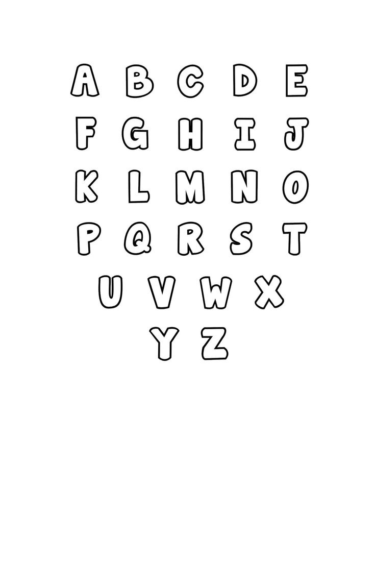 Free Printable Bubble Letter Stencils: Bubble Letters Set inside Free Printable Bubble Letters Alphabet