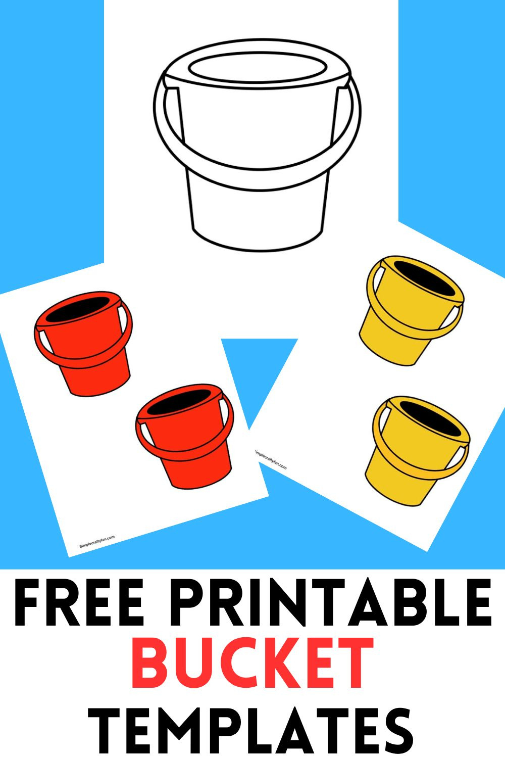 Free Printable Bucket Templates - for Free Printable Bucket Filler Template Printable