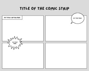 Free Printable Comic Strip Templates You Can Customize | Canva with regard to Free Printable Blank Comic Strips