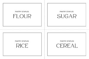 Free, Printable Custom Label Templates | Canva regarding FREE Printable Blank Label Templates