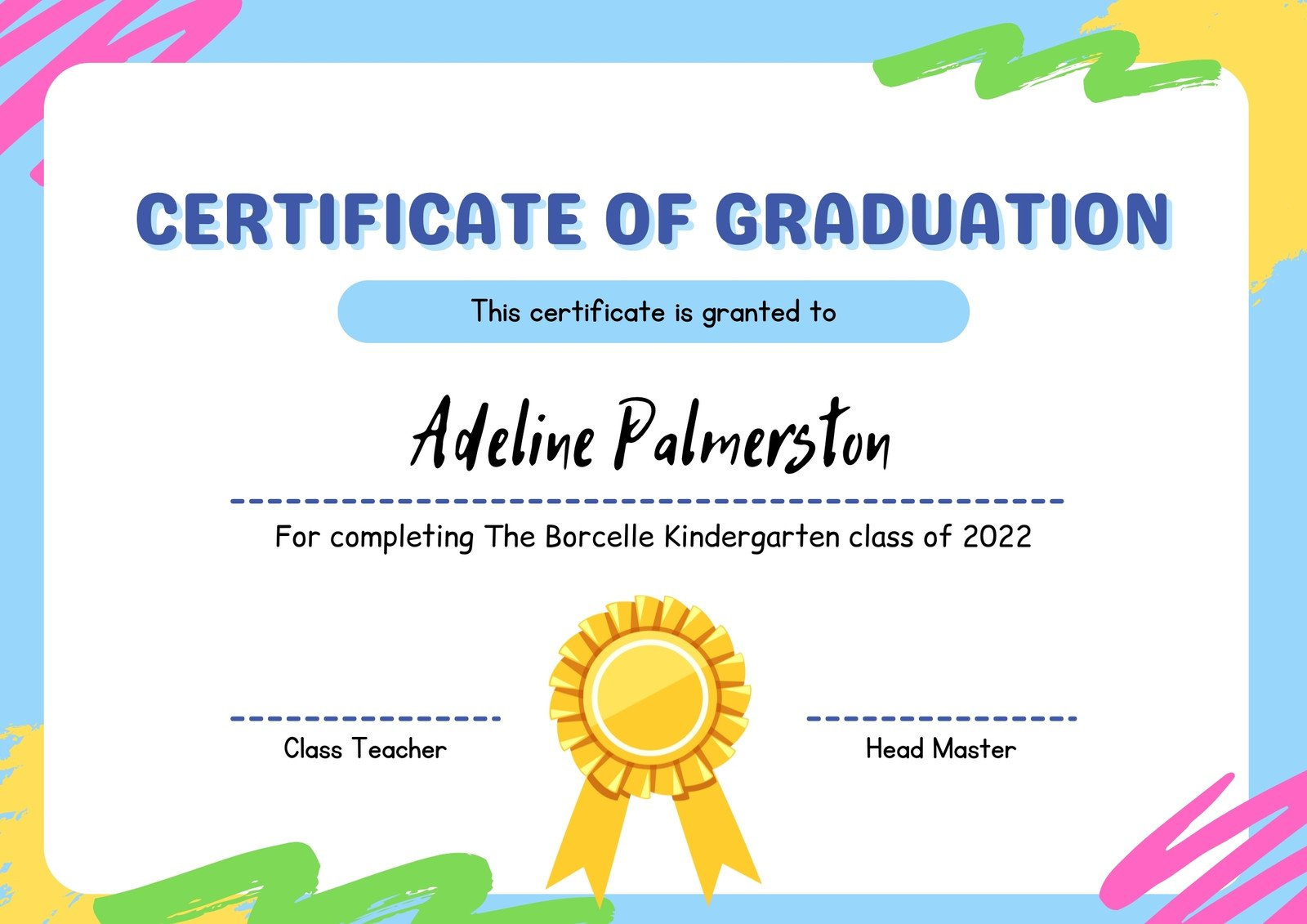 Free Printable, Customizable Academic Certificate Templates | Canva in FREE Printable Award Certificates For Elementary Students