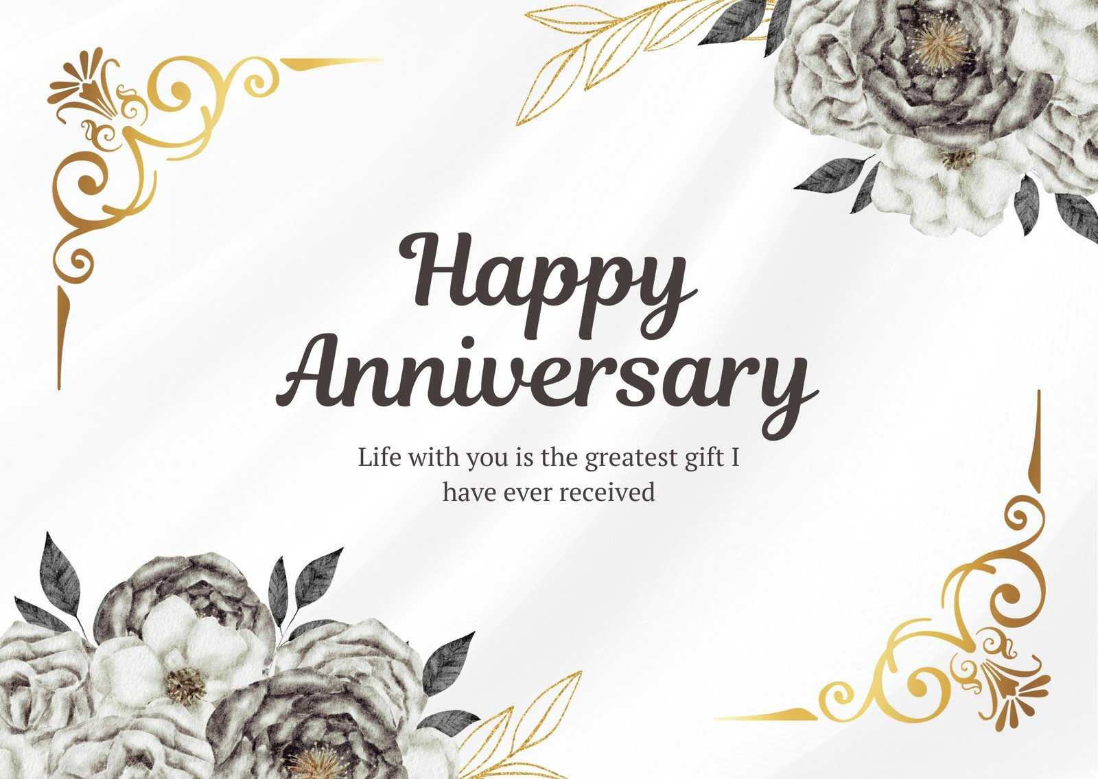 Free, Printable, Customizable Anniversary Card Templates | Canva regarding FREE Printable Black and White Anniversary Cards