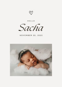 Free, Printable, Customizable Birth Announcement Templates | Canva throughout FREE Printable Birth Announcement Cards