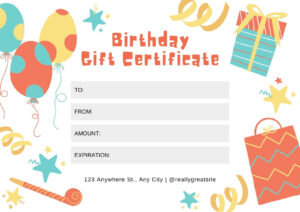 Free Printable, Customizable Birthday Certificate Templates | Canva pertaining to FREE Printable Birthday Certificates For Students