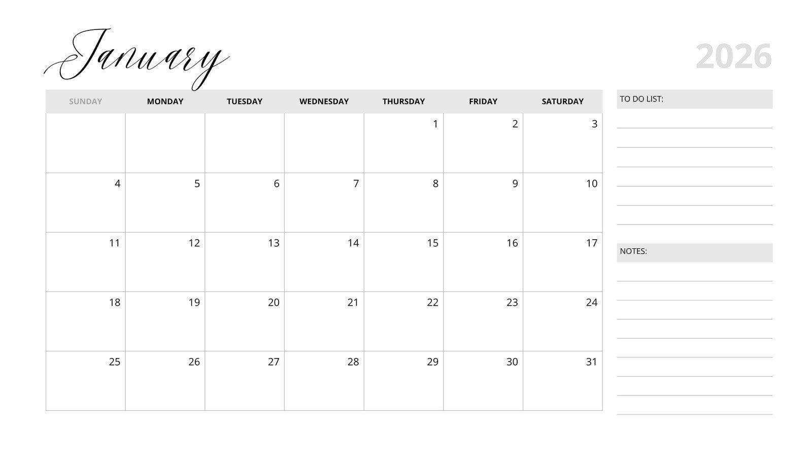 Free, Printable, Customizable Monthly Calendar Templates | Canva inside FREE Printable Blank Monthly Planner