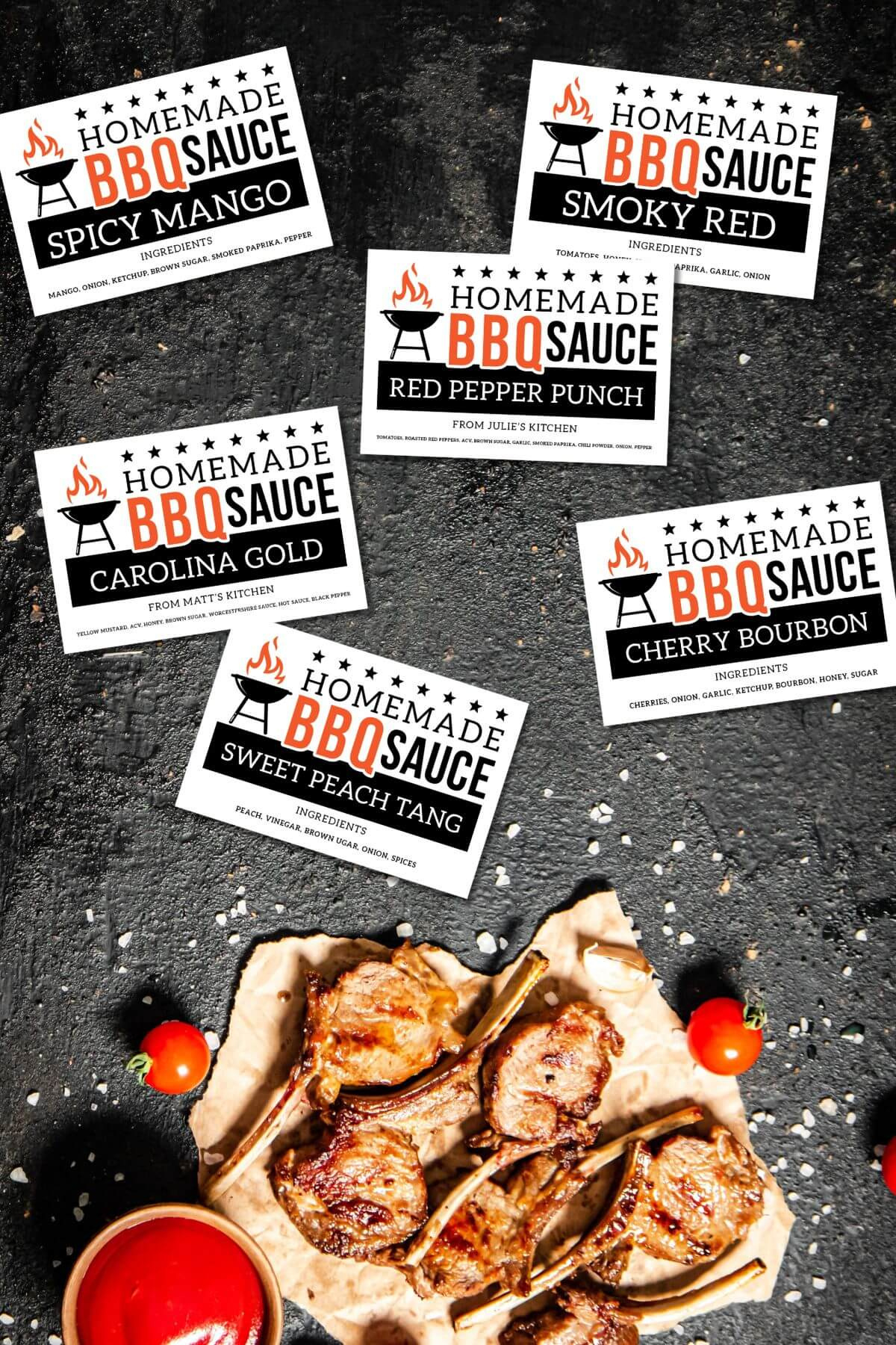 Free Printable &amp;amp; Editable Bbq Sauce Labels - Kitchen Laughter intended for FREE Printable Bbq Sauce Labels